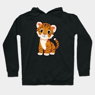 Cute Baby Tiger Cub Hoodie